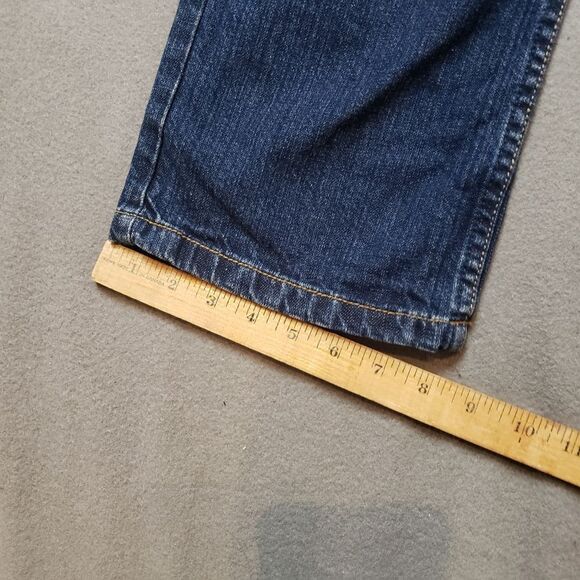 Suko men's fancy embroidered pocket straight leg jeans, size 34 blue - Picture 11 of 12